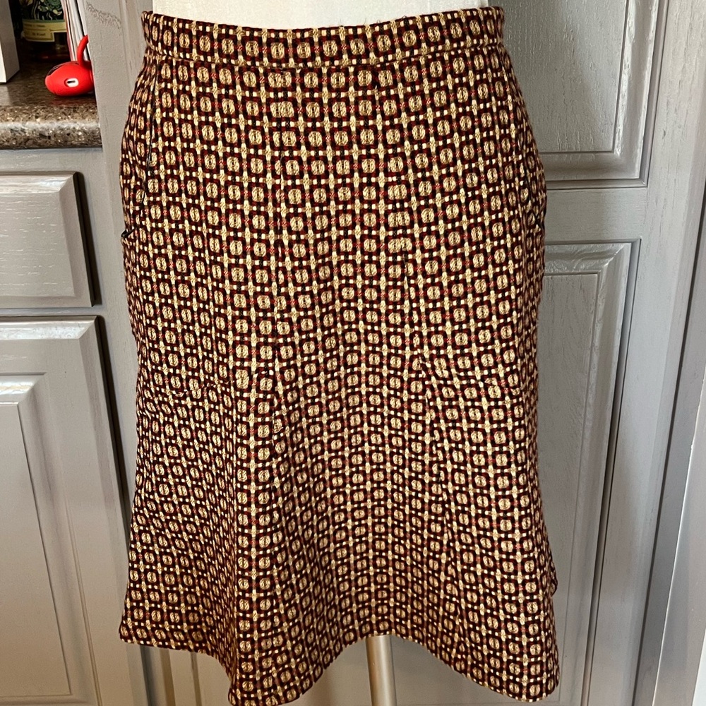 Vintage Barbara Bui Pencil Skirt with Trumpet Shaped Hemline and Pockets